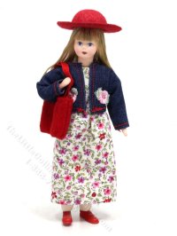 (image for) Madeline Flexible Woman Doll in Dress by Erna Meyer