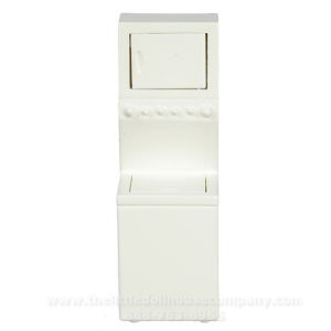 (image for) Miniature Top Load White Washer/Dryer Combo for Dollhouses