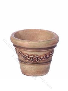(image for) Miniature Resin Planter for Dollhouses