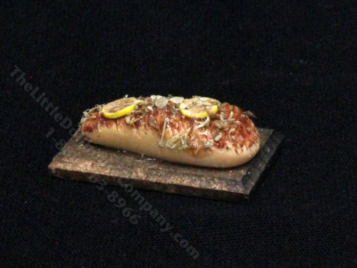 (image for) Miniature Cooked Salmon for Dollhouses