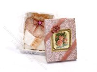 (image for) Miniature White and Pink Lace Blouse by Judith Blondell
