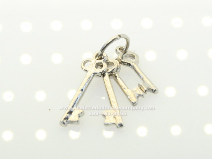 (image for) Dollhouse Silver Keys - Set of Four