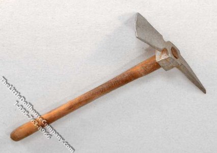 (image for) Dollhouse Scale Model Mattock