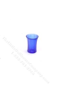 (image for) Miniature Blue Glass for Dollhouses