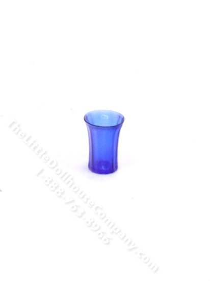 (image for) Miniature Blue Glass for Dollhouses