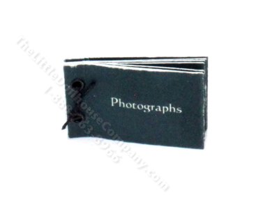 (image for) Miniature Vintage Photo Album for Dollhouses