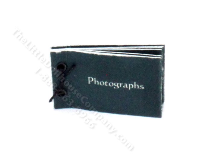 (image for) Miniature Vintage Photo Album for Dollhouses