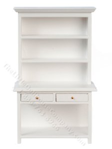 (image for) Miniature White Hutch for Dollhouses