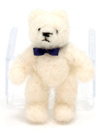 (image for) Miniature Medium Size Mohair Polar Teddy Bear by Erna Meyer