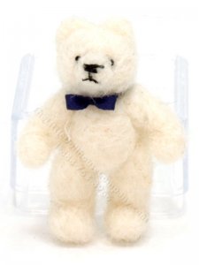 (image for) Miniature Medium Size Mohair Polar Teddy Bear by Erna Meyer