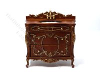(image for) Miniature Sink Hand Painted Baroque Style - Walnut