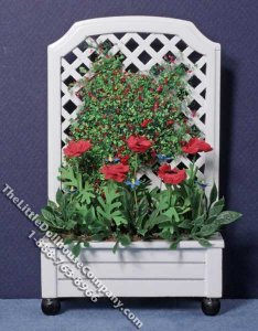 (image for) Miniature Trellis Planter for Dollhouses