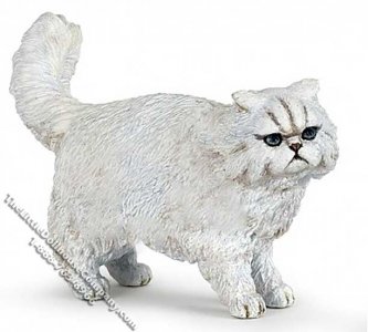 (image for) Miniature Persian Cat for Dollhouses