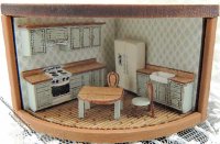 (image for) 1/144" Scale Kitchen Furniture Kit for Dollhouses