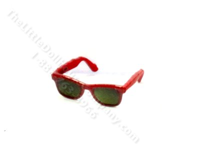 (image for) Miniature Red Sunglasses for Dollhouses