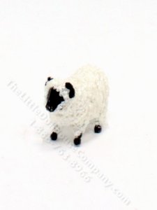(image for) Handmade Half-Scale Miniature Sheep for Dollhouses