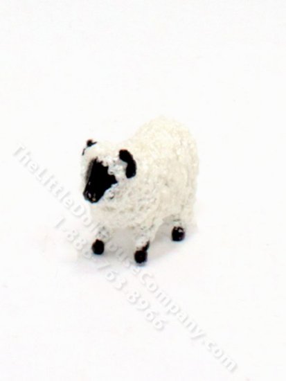 (image for) Handmade Half-Scale Miniature Sheep for Dollhouses