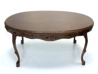 (image for) Miniature Dark Walnut Buckingham Dining Table