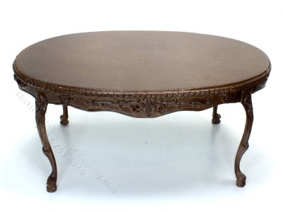(image for) Miniature Dark Walnut Buckingham Dining Table
