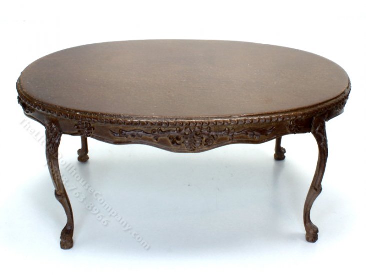 (image for) Miniature Dark Walnut Buckingham Dining Table