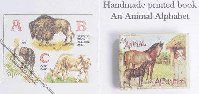 (image for) Miniature Book: 'An Animal Alphabet'