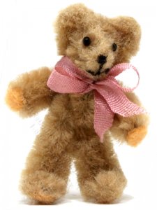 (image for) Miniature Teddy Bear by Charlotte Willmott of Mouse House
