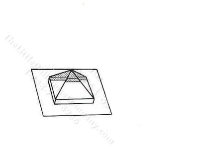 (image for) Skylight 2" x 2" Clear Pyramid Skylight