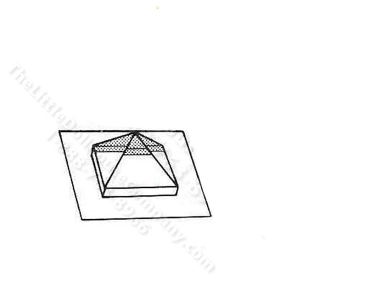 (image for) Skylight 2" x 2" Clear Pyramid Skylight