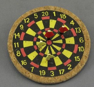 (image for) Dart Boards and Darts by Amy Robinson of All Through the House