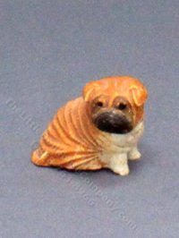 (image for) Miniature Pug for Dollhouses