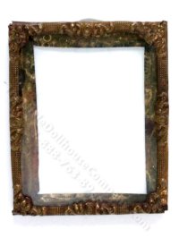 (image for) Vintage Miniature Brass Picture Frame with Glass