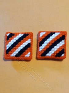 (image for) Miniature Halloween Stripe Knit Pillow for Dollhouses (1pc)