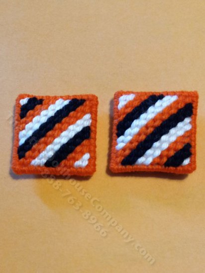 (image for) Miniature Halloween Stripe Knit Pillow for Dollhouses (1pc)