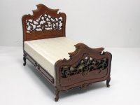 (image for) Miniature 6-Piece Walnut Art Nouveau Bedroom Set