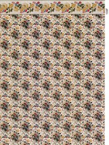 (image for) Darker Floral Wallpaper with Border