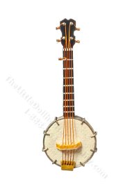 (image for) Miniature Banjo for Dollhouses