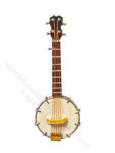 (image for) Miniature Banjo for Dollhouses