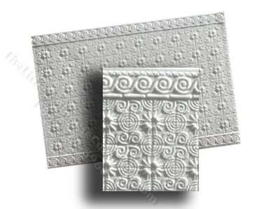 (image for) Dollhouse Scale Model Policard Tiles
