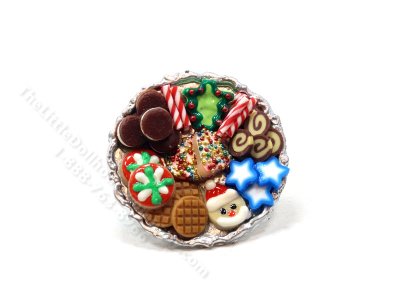 (image for) Miniature Christmas Cookie Platter