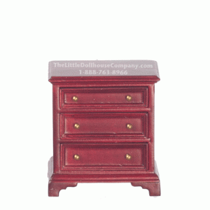 (image for) Miniature 3 Drawer Cabinet for Dollhouses