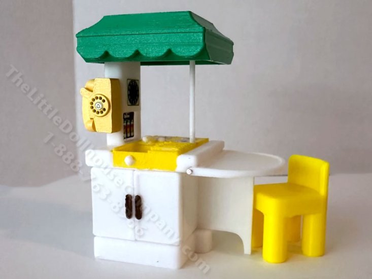 (image for) Miniature Tiny Tikes Play Kitchen for Dollhouses