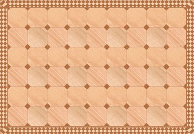(image for) Dollhouse 1/2 Scale Model Parquet