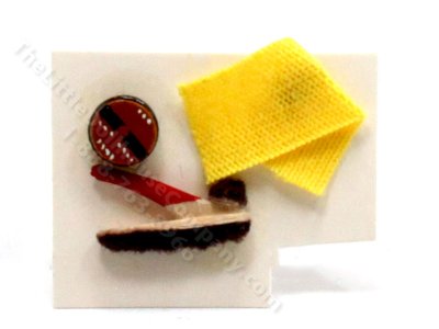 (image for) Miniature Shoe Shine Kit for Dollhouses