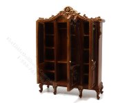 (image for) Miniature Mirrored Armoire Wardrobe - Walnut