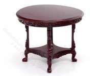 (image for) Miniature Handmade Carved Occasional Table for Dollhouses