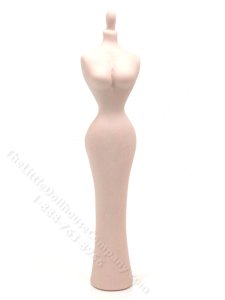 (image for) Miniature Skinny Porcelain Dress Form with Top Knot
