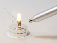 (image for) Miniature LED Light with Wand for Dollhouses (1 Piece) - Silver