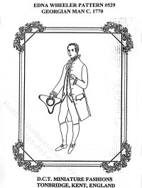 (image for) Georgian Man Doll Clothes Pattern