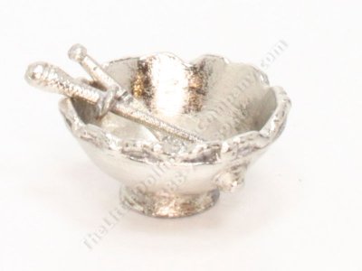 (image for) Miniature Sterling Silver Serving Bowl