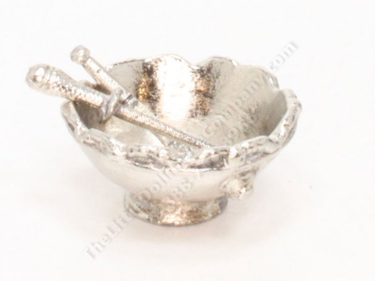 (image for) Miniature Sterling Silver Serving Bowl